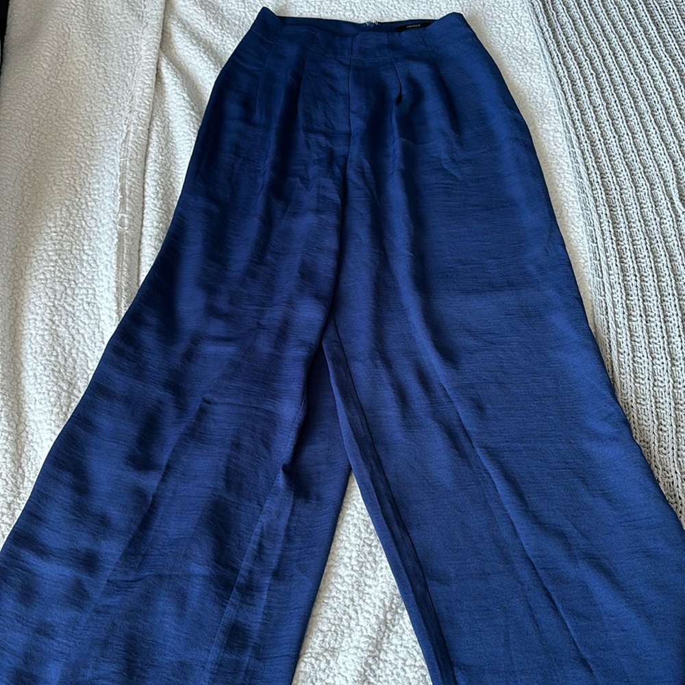 Long Blue Dress Pants